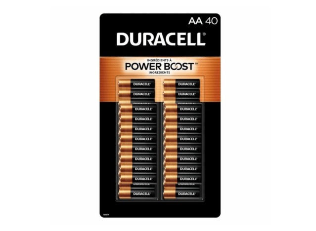 Duracell Coppertop Alkaline Aa Batteries, 40-Count