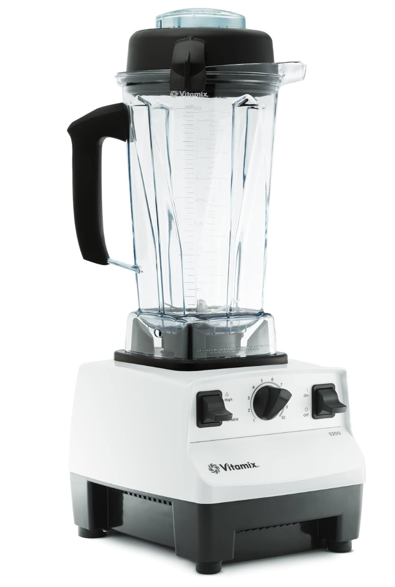 White Vitamix Blender σε λευκό φόντο