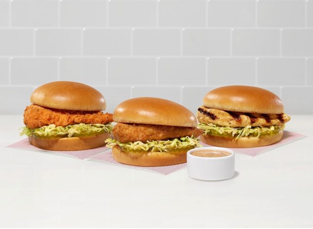 Chick-fil-A Creamy BBQ Κοτόπουλο Σάντουιτς