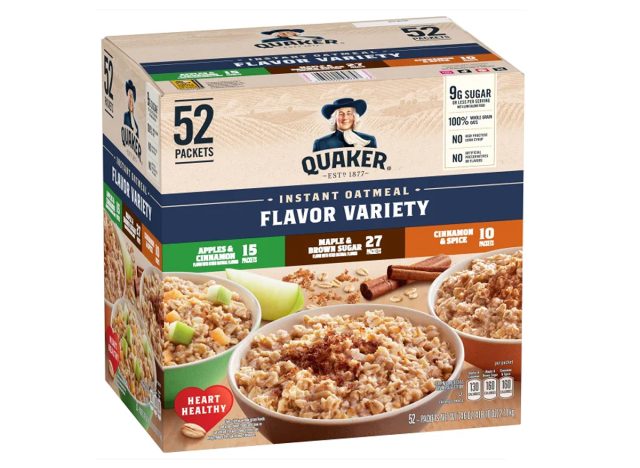 Quaker Instant Oatmeal, Πακέτο ποικιλίας