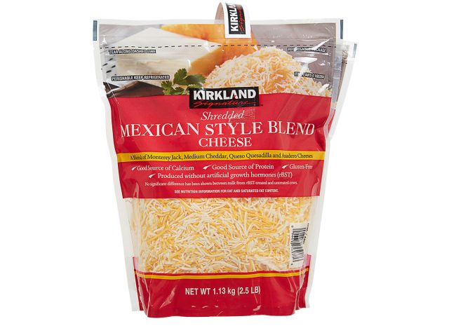 Kirkland Signature Mexican Style Four Cheese Blend, τεμαχισμένο