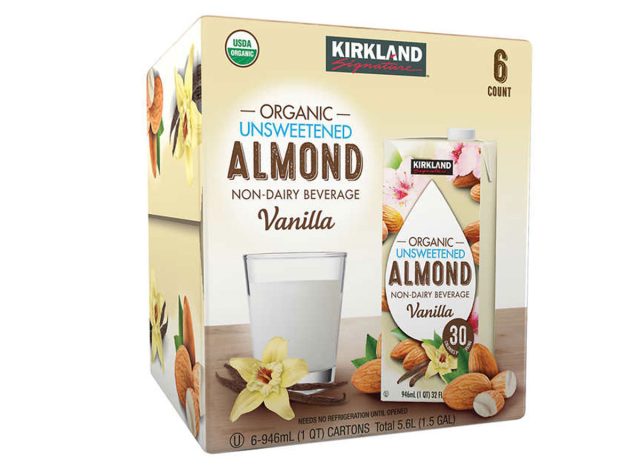 Kirkland Organic Unsweetened αμυγδάλου Μη γαλακτοκομικά ποτά