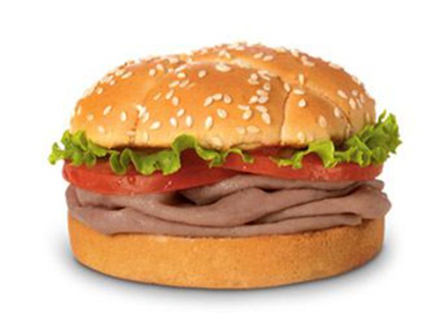 Το σάντουιτς σούπερ βοδινού του Arby's Super