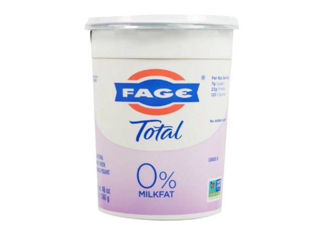Συνολικά 0% γιαούρτι milkfat