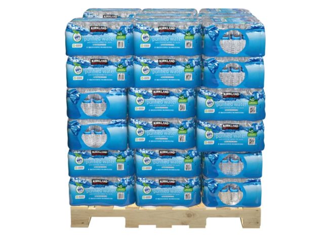 Εμφιαλωμένο νερό Kirkland Signature 16.9 Fl Oz, 40-Count, 48 Pallet Case