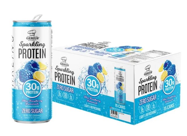 Genius Gourmet Farkling Clear 30g πρωτεΐνη, Blue Raspberry Lemonade
