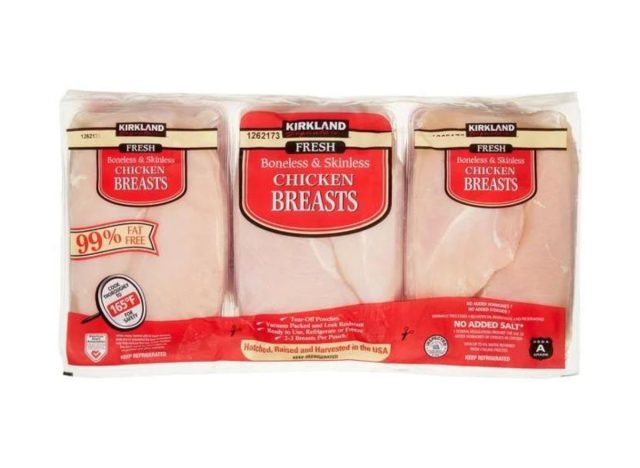 Kirkland Signature Fresh χωρίς κόκαλα στήθη κοτόπουλου χωρίς δέρμα