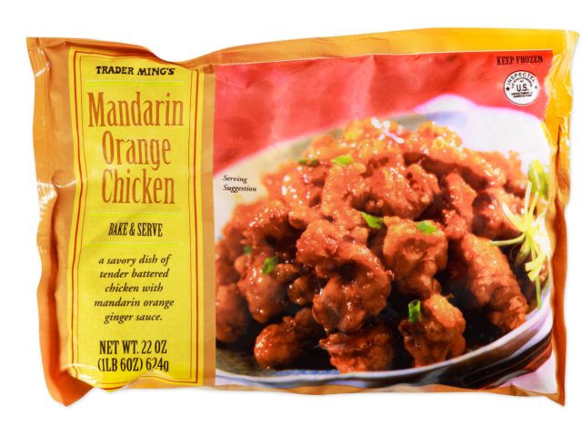 Το κοτόπουλο πορτοκαλί κοτόπουλο του Trader Joe