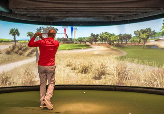 PGA Lounge Golf Course Simulator
